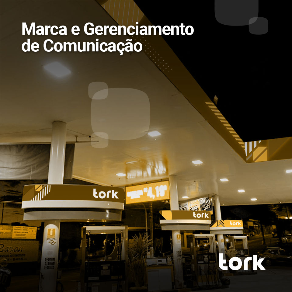 Marca e Gerenciamento de Comunicação - Tork Autoposto